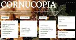 Desktop Screenshot of cornucopia16.com